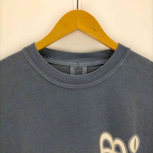 コンフォートカラーズ COMFORT COLORS HEAVYWEIGHT GARMENT DYE バックプリントクルーネックTシャツ 製品染め メンズ import:XL