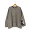 シャリーフ SHAREEF MICRO SUEDE SWITCHING BIG SWEAT マイクロスウェード スイッチング ビッグスウェット メンズ JPN:2