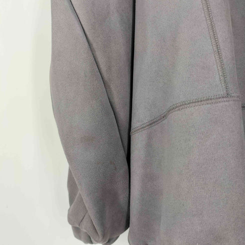 シャリーフ SHAREEF MICRO SUEDE SWITCHING BIG SWEAT マイクロスウェード スイッチング ビッグスウェット メンズ JPN:2