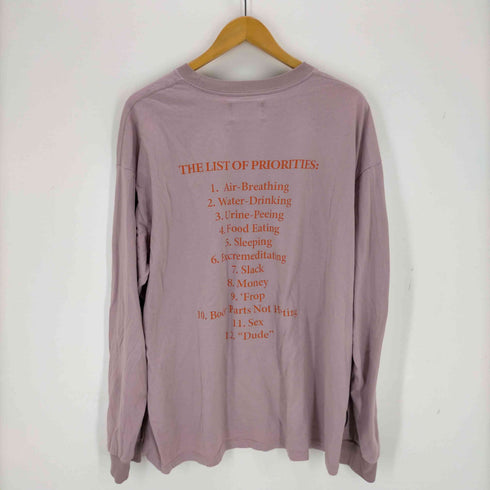 ブラックウィドゥ BLACK WEIRDOS middle finger man l/s メンズ JPN:L