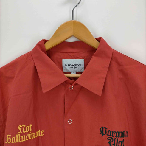 ブラックウィドゥ BLACK WEIRDOS Drug Store S/S Shirt メンズ JPN:L