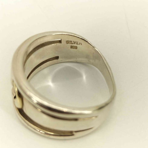 ♯12 silver刻印 デザインリング レディース 12号