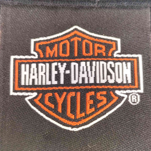 ハーレーダビッドソン HARLEY-DAVIDSON メキシコ製 WOODLANDS TEXAS ダイス フレイム Tシャツ 2004©&2008© メンズ JPN:XL