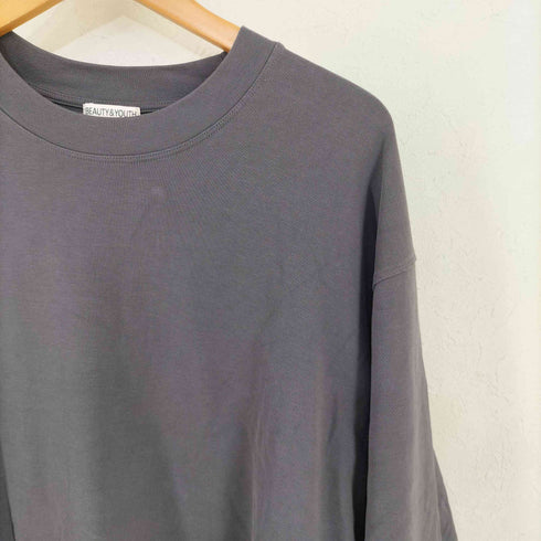 ビューティーアンドユースユナイテッドアローズ BEAUTY & YOUTH UNITED ARROWS ハイゲージ コットン スウェット クルーネック メンズ JPN:L