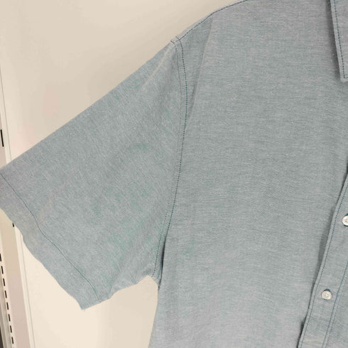 バンズ VANS ロゴ タブ レギュラーカラー S/S シャツ メンズ import:XL