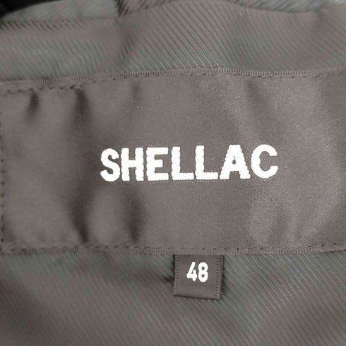 シェラック SHELLAC ゴートレザー切替ウールチェスターコート メンズ JPN:48