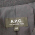 アーペーセー A.P.C. 比翼 ウールステンカラーコート メンズ XXS