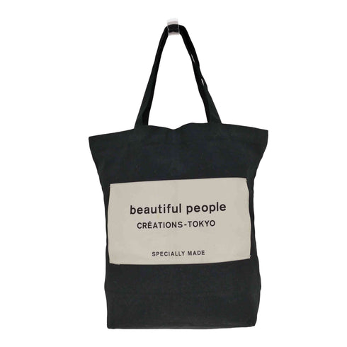 ビューティフルピープル beautiful people ボックスロゴキャンバストートバッグ レディース