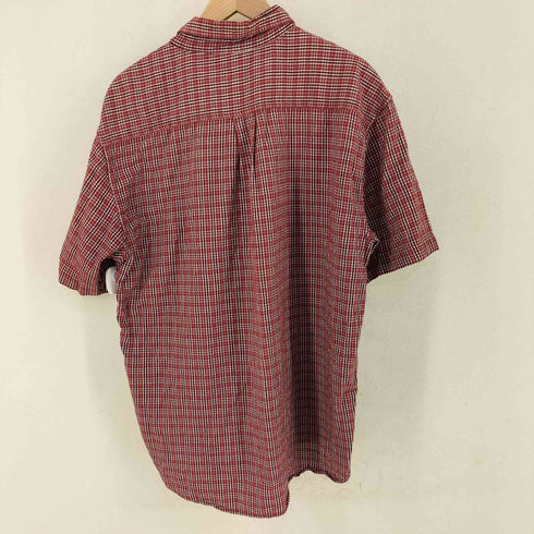 オールドネイビー OLD NAVY チェックシアサッカーS/Sシャツ メンズ JPN:L
