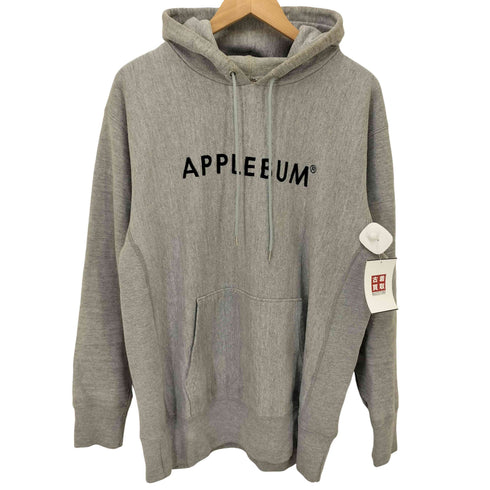 アップルバム APPLEBUM フロントロゴ 裏起毛 スウェットパーカー メンズ JPN:L