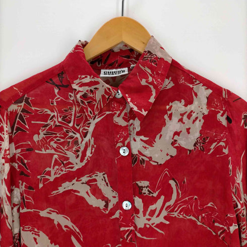 チコズデザイン CHICOS DESIGN 総柄シルクシャツ レディース
