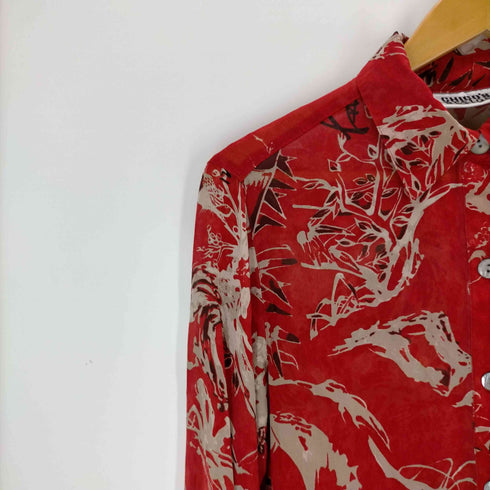 チコズデザイン CHICOS DESIGN 総柄シルクシャツ レディース