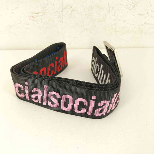 アンチソーシャルソーシャルクラブ ANTI SOCIAL SOCIAL CLUB see right thru me black belt メンズ