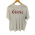HeF-T USA製 フロントロゴプリントTee Coors シングルステッチ 企業Tee メンズ import:L