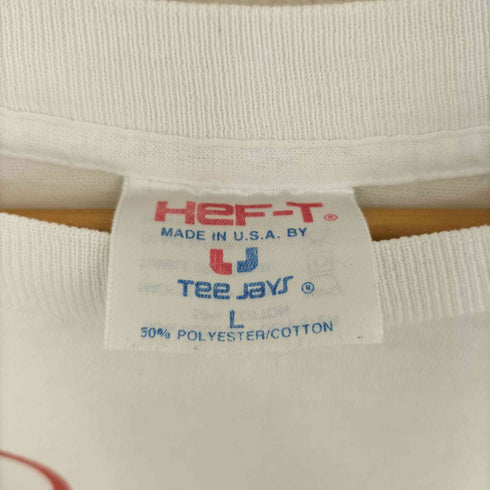 HeF-T USA製 フロントロゴプリントTee Coors シングルステッチ 企業Tee メンズ import:L