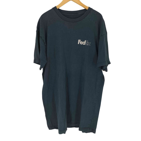 企業ロゴプリントTシャツ メンズ 2xl