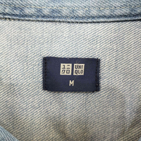 ユニクロ UNIQLO 25SS デニムオーバーシャツ メンズ JPN:M