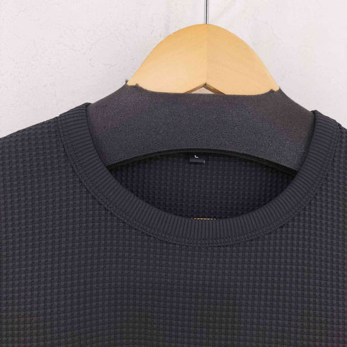 ムジルシリョウヒン 無印良品 乾きやすいワッフルT UVカット メンズ JPN:L