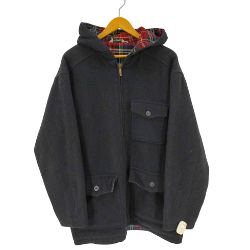 リーバイス LEVI STRAUSS&CO イタリア製 白タブ 裏地チェック フーディジャケット メンズ import:M