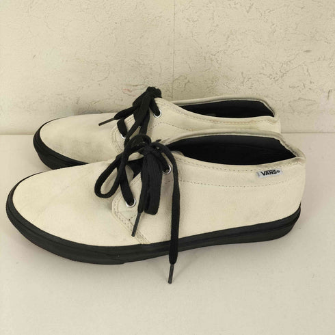 バンズ VANS CHUKKA MID WHITE/BLACK メンズ JPN:27