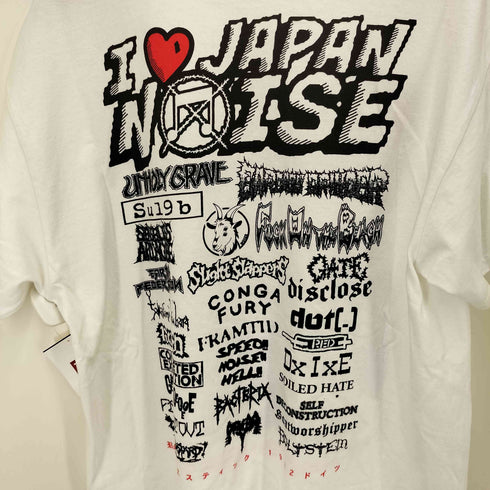 GILDANボディ I LOVE JAPAN NOISE バンド フェス プリント S/S Tシャツ メンズ JPN:L