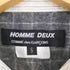 コムデギャルソンオムドゥ COMME des GARCONS HOMME DEUX ウール切り替え ストライプシャツ メンズ JPN:S