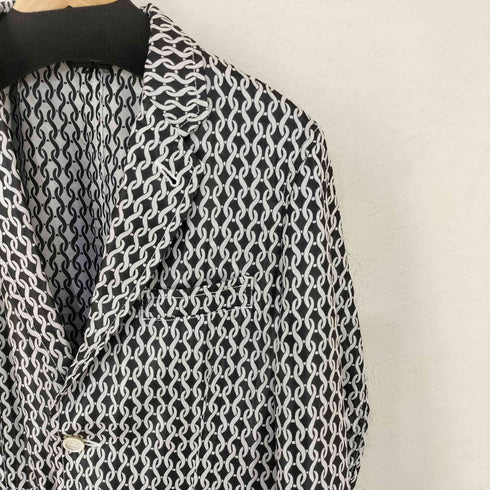コムデギャルソンオムプリュス COMME des GARCONS HOMME PLUS 12SS Tailoring of Punks チェーン柄 テーラードジャケット メンズ JPN:S