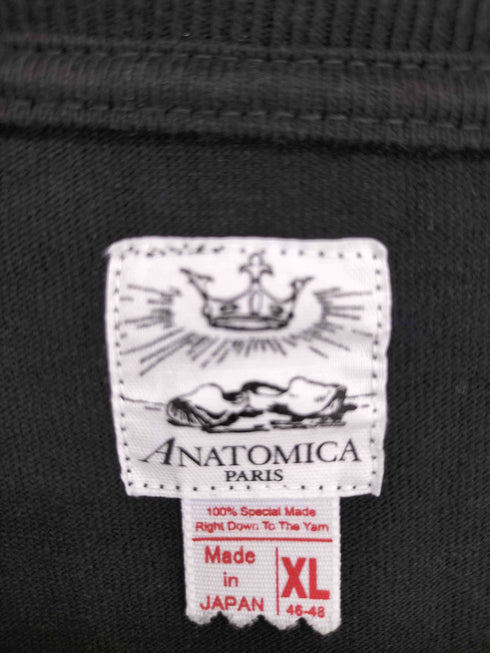 アナトミカ ANATOMICA クルーネック 半袖 ポケット Tシャツ メンズ JPN:XL