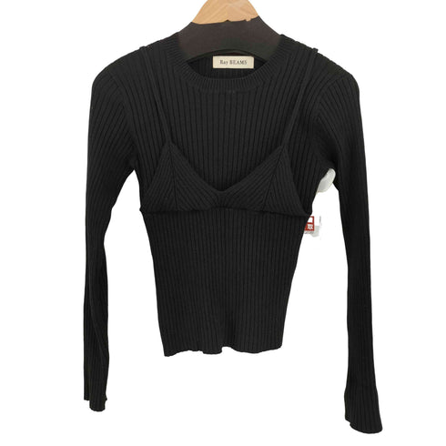 レイビームス Ray BEAMS リブキャミレイヤープルオーバー レディース