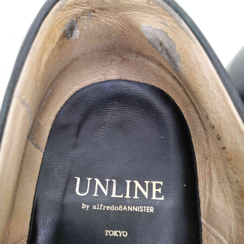 アルフレッドバニスター alfredoBANNISTER UNLINE 切替 プレーントゥ レザーシューズ メンズ JPN:41