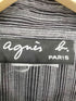 アニエスベー agnes b. ストライプ シアーシャツ レディース