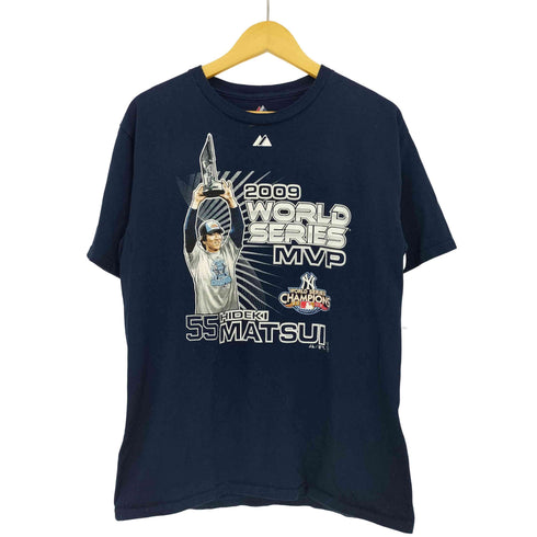 マジェスティック MAJESTIC 2009 WARLD SERISE MVP Tシャツ メンズ import:M