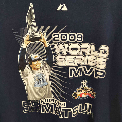 マジェスティック MAJESTIC 2009 WARLD SERISE MVP Tシャツ メンズ import:M