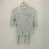ツモリチサト TSUMORI CHISATO creperie 花柄 シボ ブラウス スカートセットアップ レディース
