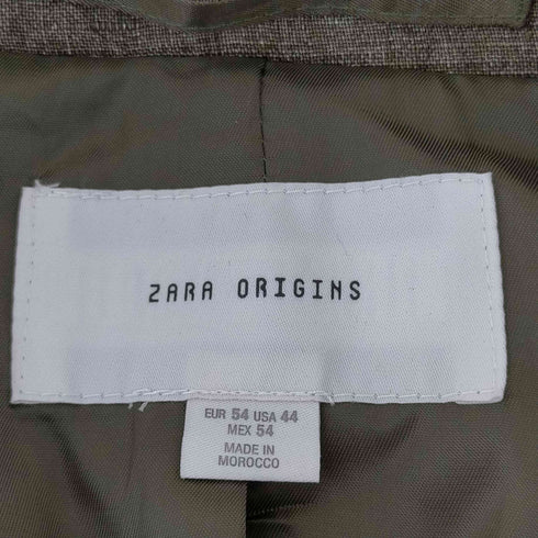 ザラ ZARA ブレザースーツ リネン100% メンズ US:44