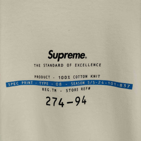 シュプリーム Supreme 24SS Standard Tee スタンダード Tシャツ メンズ import:XL