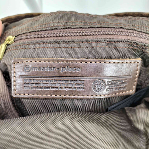 マスターピース MASTERPIECE スエード 切替 ワンショルダーバッグ メンズ