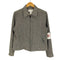 リズ クレイボーン LIZ Claiborne LIZSPORT シルク ウール ナイロン ミックスファブリック 織り ジップアップ シャツ ジャケット レディース import:M