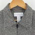 リズ クレイボーン LIZ Claiborne LIZSPORT シルク ウール ナイロン ミックスファブリック 織り ジップアップ シャツ ジャケット レディース import:M