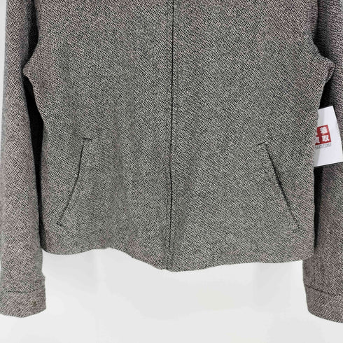 リズ クレイボーン LIZ Claiborne LIZSPORT シルク ウール ナイロン ミックスファブリック 織り ジップアップ シャツ ジャケット レディース import:M