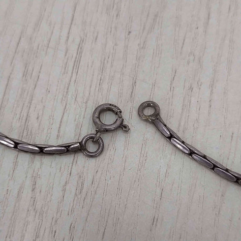 925刻印 時計モチーフ シルバーネックレス メンズ