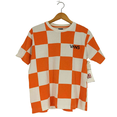 バンズ VANS 別注 チェッカー ロゴTシャツ レディース JPN:S