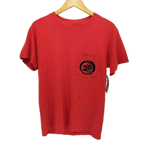 ヘインズ Hanes 90S USA製 プリント ポケット S/S TEE メンズ import:S