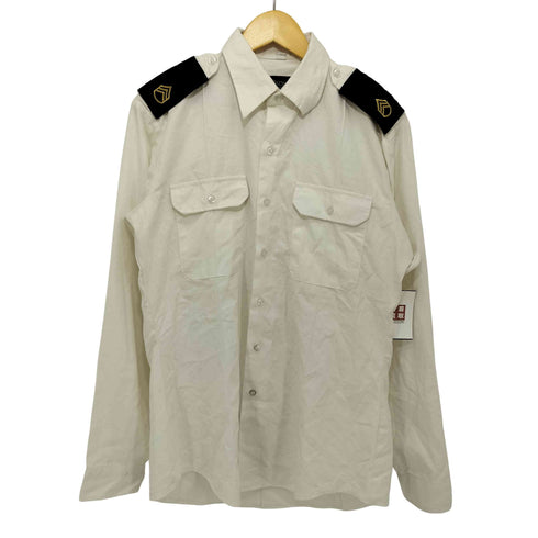 Darwood エポレット付き L/S ミリタリ ワークシャツ メンズ 16-36