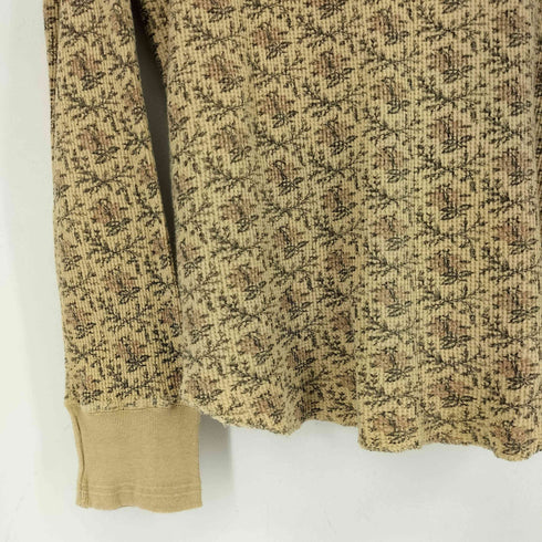 ラルフローレン RALPH LAUREN 花柄 ヘンリーネック サーマルカットソー メンズ JPN:L