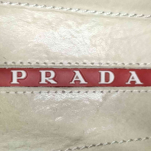 プラダ PRADA SPORTS メッシュ切替レザーローカットスニーカー メンズ US:8