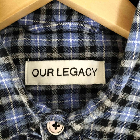 アワーレガシィー OUR LEGACY ABOVE SHIRT CANTRELL CHECK アバブシャツ メンズ 46