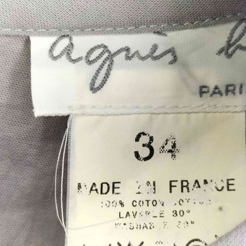 アニエスベー agnes b. PARIS 90S フランス製 ノースリーブ ワンピース レディース 34
