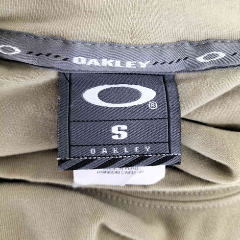 オークリー OAKLEY 00s 刺繍 ストレッチ クルーネックTシャツ メンズ import:S