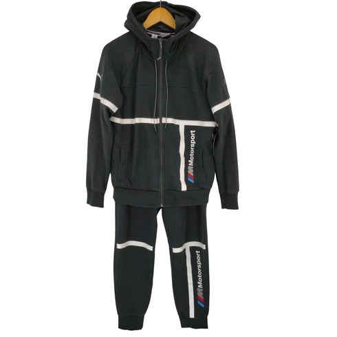 プーマ PUMA Motorsport メッシュジップパーカー ジョガーパンツセットアップ メンズ JPN:S